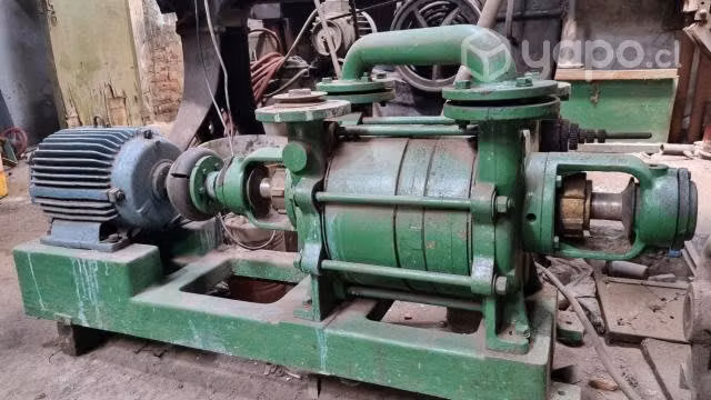 Bomba de Vacío Maqcuer restaurada sin uso