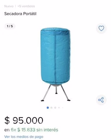 Secadora Portátil 9kg