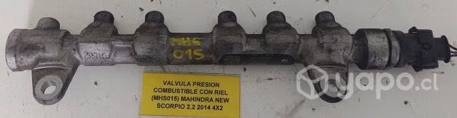 Válvula Presión Combustible Con Riel Mahindra