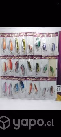 Pesca Kit Cucharas para salmón kit 24 unidades