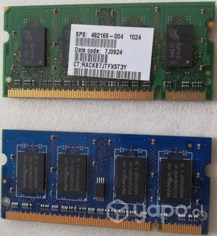 Memorias Ram DDR2 1GBx2 Nanya/Micron - Imagen 2