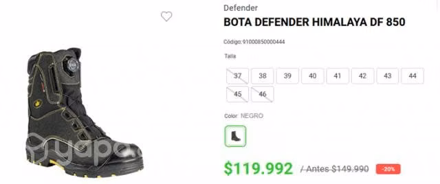 Bota de seguridad Himalaya - Imagen 3