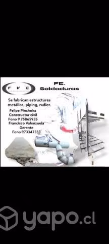 Trabajos de soldaduras