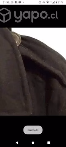 Abrigo Negro de Mujer ( talla M )