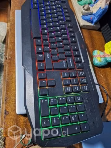 Teclado gamer pbx iluminado