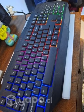 Teclado gamer pbx iluminado