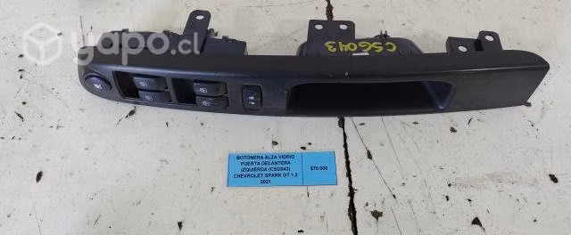 Botonera Alza Vidrio Pta del izq Chv Spark 2021