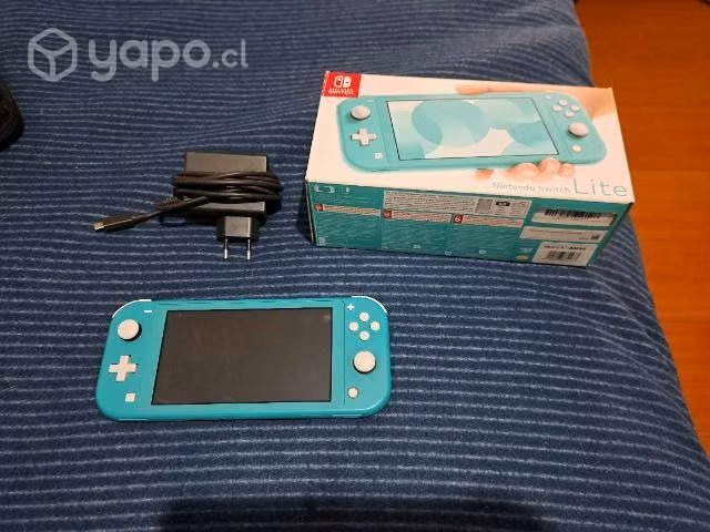 Nintendo switch lite turquesa