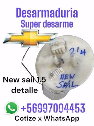 Bomba bencina New sail 1.5 detalle