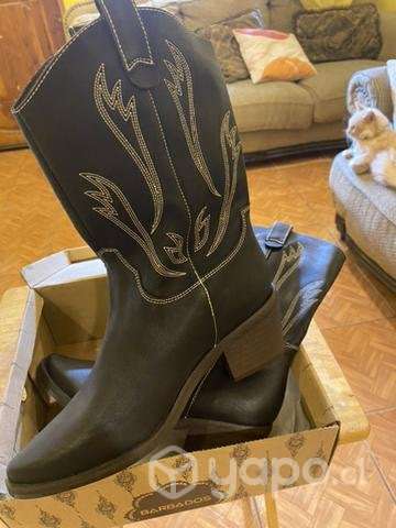 Botas barbados 40 café/ negro - Imagen 3