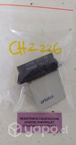 Resistencia Calefaccion Chevrolet Colorado 2021