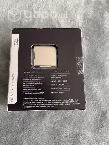 Procesador Intel I5 9na Gen I5-9600K LGA1151