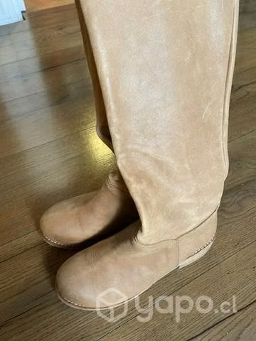 botas color camel número 37 , casi nuevas - Imagen 4