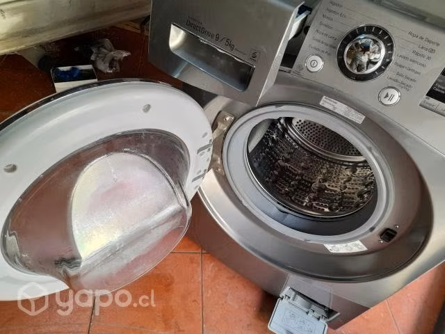 Lavadora/secadora lg mod. f0903rdt flamante