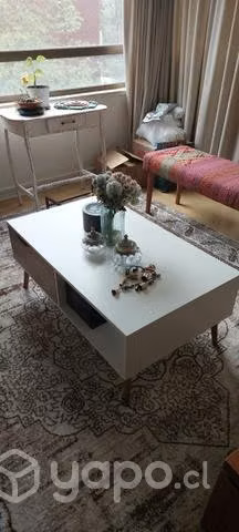Mesa de centro blanca sodimac