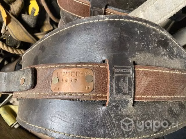 Cinturon de cuero liniero 7" ancho