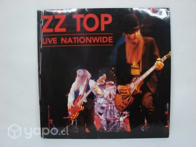 Vinilo Zz Top Live Nationwide 1992 Ed