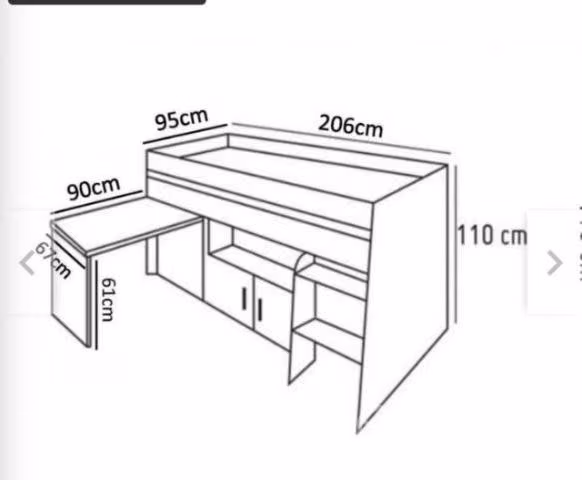 Cama multifuncional