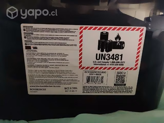 Taladro Rotativo Black and Decker (solo 3 unidade)