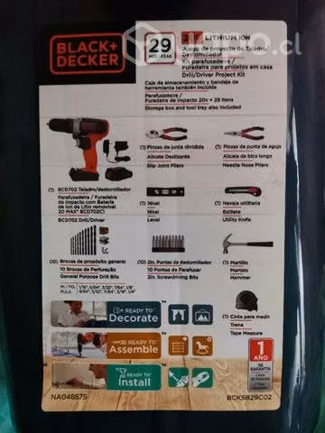 Taladro Rotativo Black and Decker (solo 3 unidade)