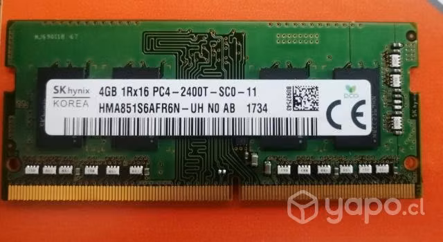 Memoria Notebook 4GB