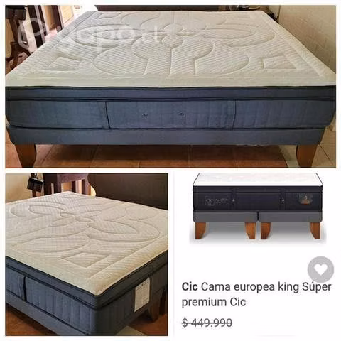 Cama europea king súper premium Cic - Imagen 2