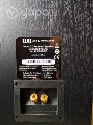 Parlantes ELAC DEBUT 2 B6.2