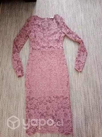 Vestido de fiesta talla S,M elásticado largo