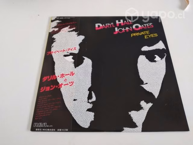 Vinilo Hall And Oates "Private Eyes" Original 1981