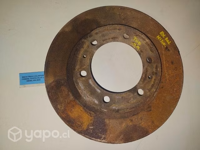 Disco Freno Delantero (THD039) Toyota Hilux Revo