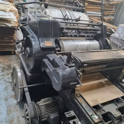 Máquina troqueladora cilíndrica heilderberg 40x57