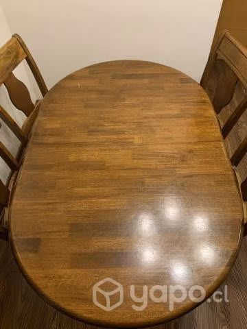 Comedor 6 sillas expandible