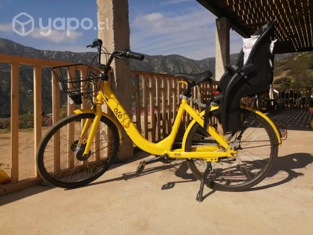 Bicicleta mas silla para transportar niño/a