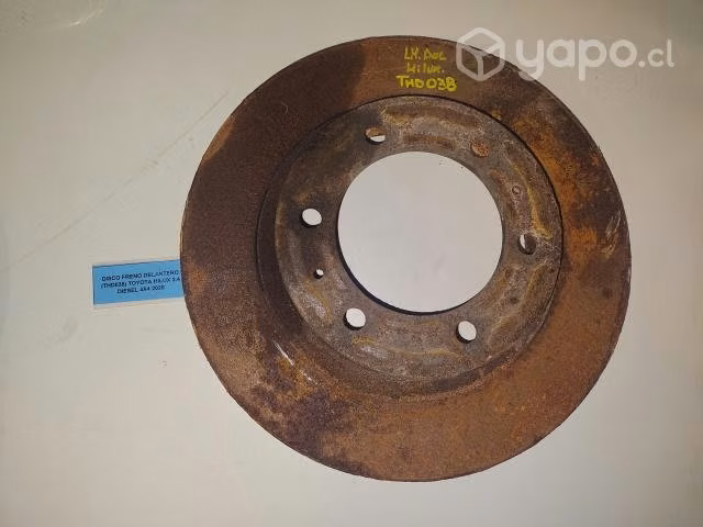 Disco Freno Delantero (THD038) Toyota Hilux Revo