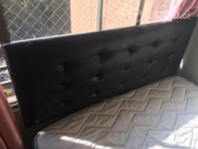 Cama 2p mas respaldar, buen estado