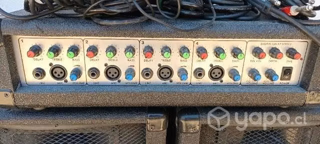 Amplificador y mezclador maxtone sku:20