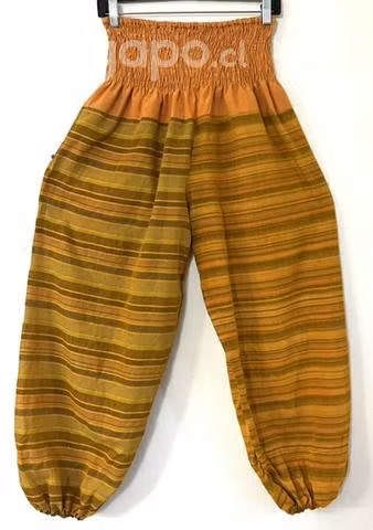 Pantalón Hindu Bombacho Talla M/l Amarillo Y Otros