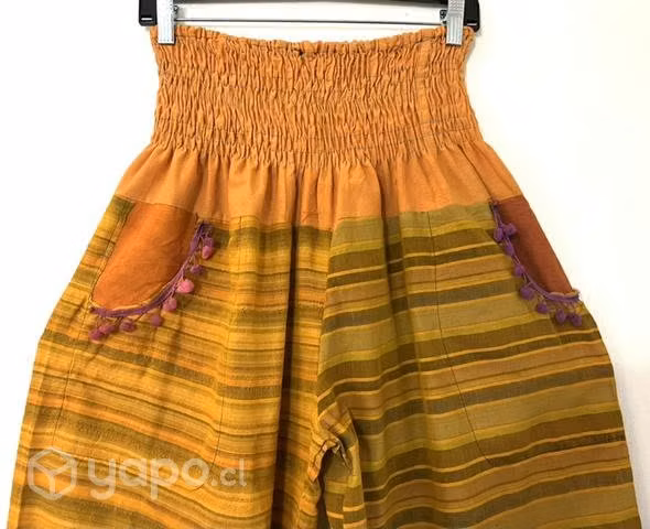 Pantalón Hindu Bombacho Talla M/l Amarillo Y Otros