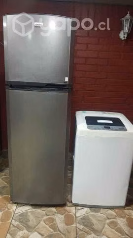 Refrigerador y lavadora