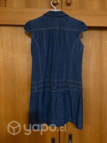 Vestido jeans azul - Imagen 4