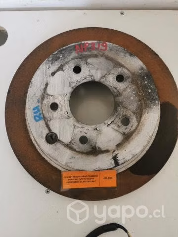 Disco Tambor Freno Tra Der (319) Nissan Pathfinder
