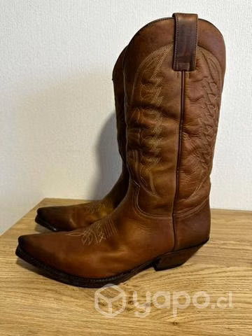 Botas cuero estilo vaqueras hombre 44