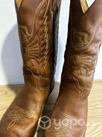 Botas cuero estilo vaqueras hombre 44
