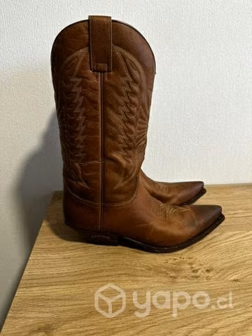 Botas cuero estilo vaqueras hombre 44