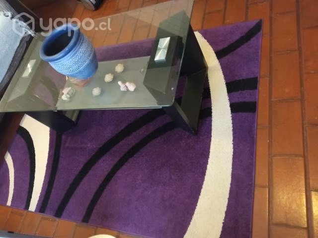 Alfombra Lila  con blanco