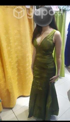 Vestido verde, Talla M - Imagen 2