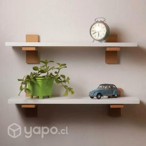 Set de dos repisas de 60x15cms. Estético y funcion - Imagen 2