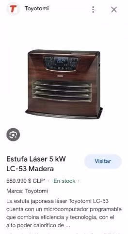 Estufa toyotomi