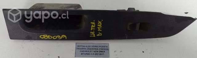 Boton AlzaVidrio Pta tras izq (CBD039) Chv Nw Dmax