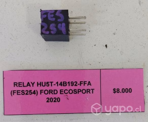 Relay HU5T-14B192-FFA (FES254) Ford Ecosport 2020